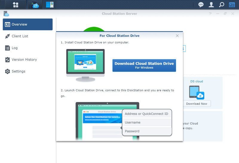 synology cloud station drive crashes windows 10