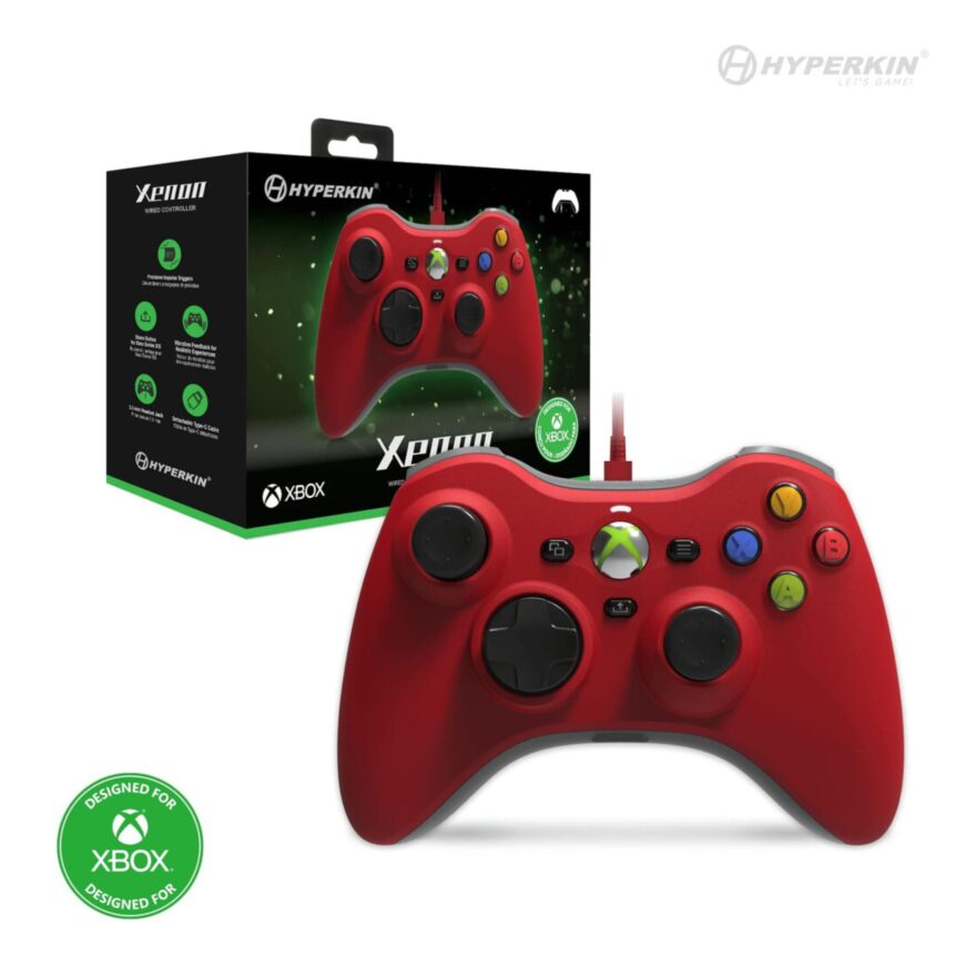 HyperKin S Xenon An Xbox 360 Style Wired Controller Now Available