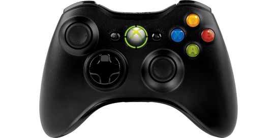 en US Xbox360 Wrlss Controller Blk NSF