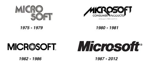 Microsoft change their logo for the first time since 1987