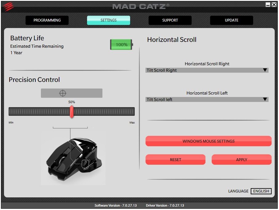 roccat kone xtd button shortcuts