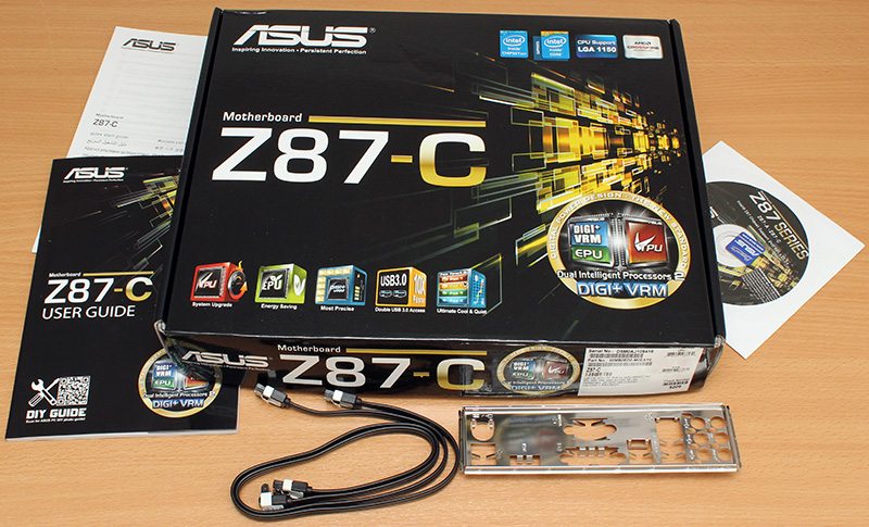 Asus z87 c обзор