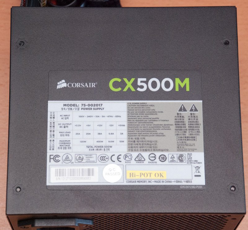 Corsair CX500M (V2) Semi Modular Power Supply | Page 3 of 10 | eTeknix