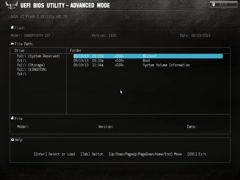 Asus z87 настройка bios