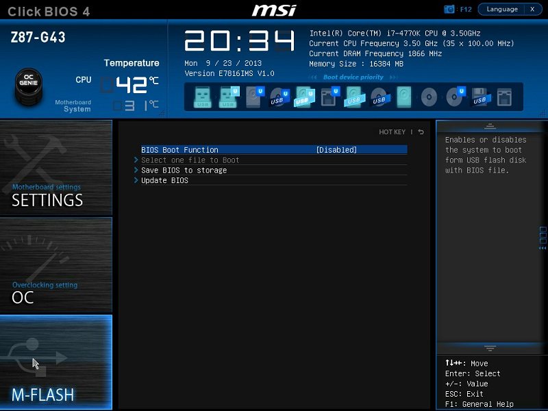 Msi z87 g43 bios обновить