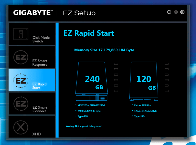 Ez oc gigabyte не поддерживается