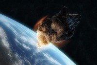 asteroid impact path simulation