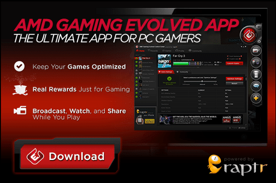download gaming evolved client