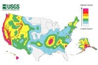 National earthquake Map