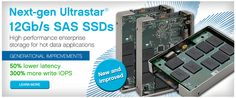 HGST Announces New Ultrastar 12Gb/S SAS SSD Sized up to 1.6TB | eTeknix