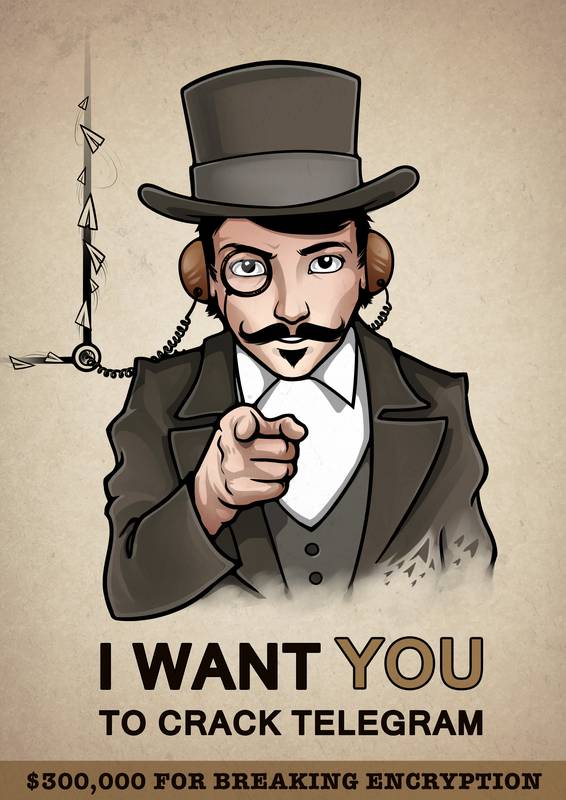 i want you to crack telegram