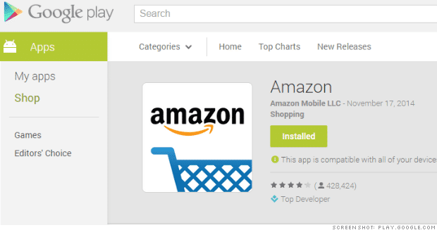 Google Pulls Amazon App From Play Store Searches | eTeknix