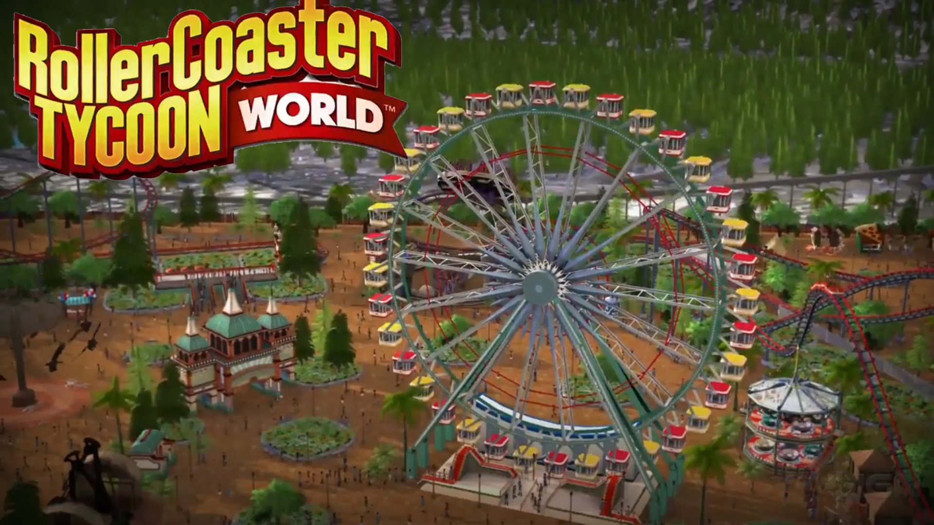 First Gameplay Footage of RollerCoaster Tycoon World Revealed