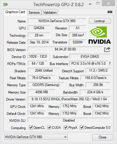 iBuyPower Noctis Intel Z97 Review-GPU-Z