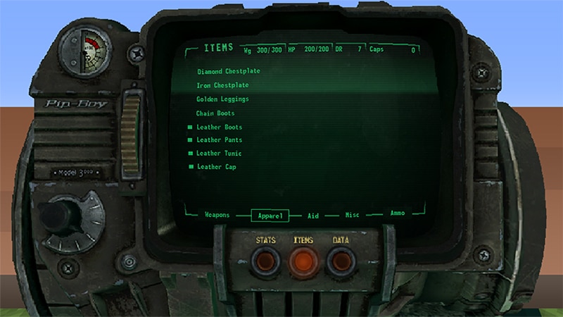 Minecraft Gets A Pip Boy Gadget In New Post Apocalyptic Mod Eteknix