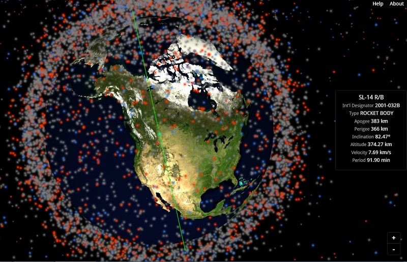 Real Time Satellites Orbiting Earth Check Out A Real-Time Map Of Objects In Earth's Orbit | Eteknix