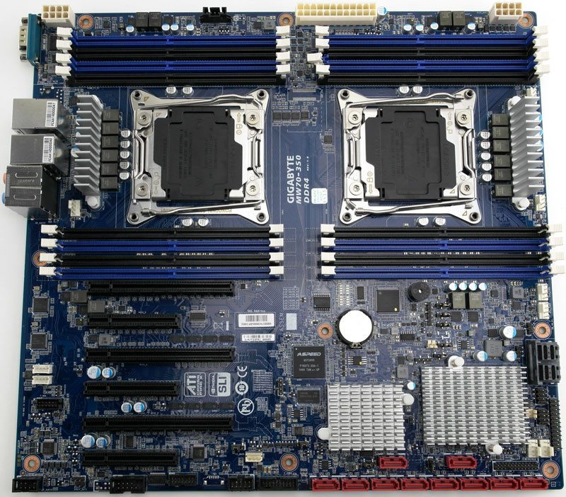 Gigabyte MW703S0 (Intel C612) Dual CPU Workstation Motherboard Review