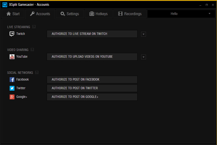 xsplit download crossbar