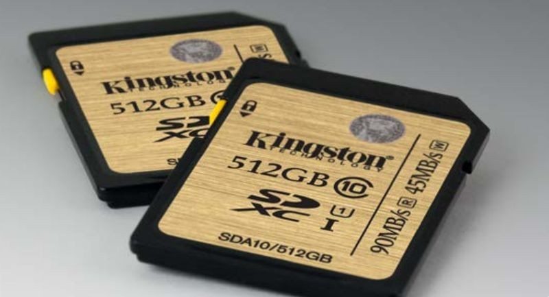 Kingston 512GB SD card
