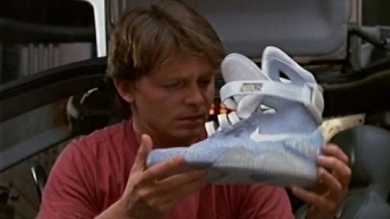 back to the future self lacing sneakers