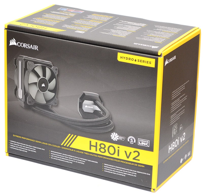 Corsair H80i v2 120mm AIO CPU Cooler Review | eTeknix