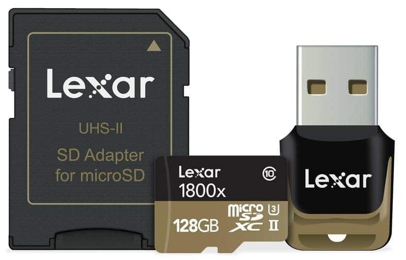 lexar-128GB-microSDXC-1800x-with-reader-adapter