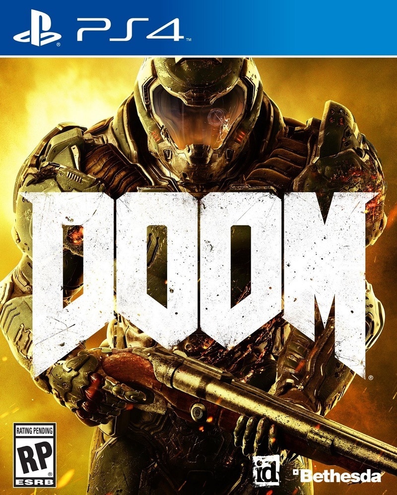 Doom Custom Video Game Cover
