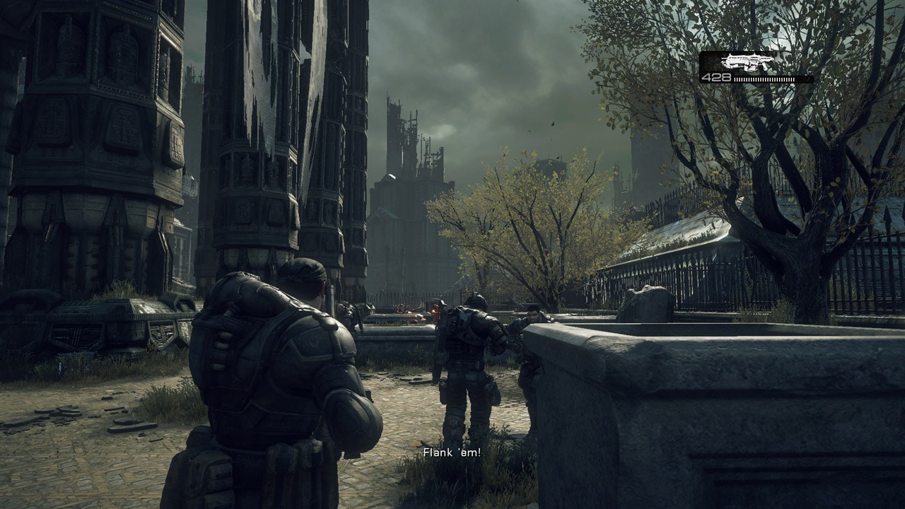 gears of war 1 vs 2 graphics