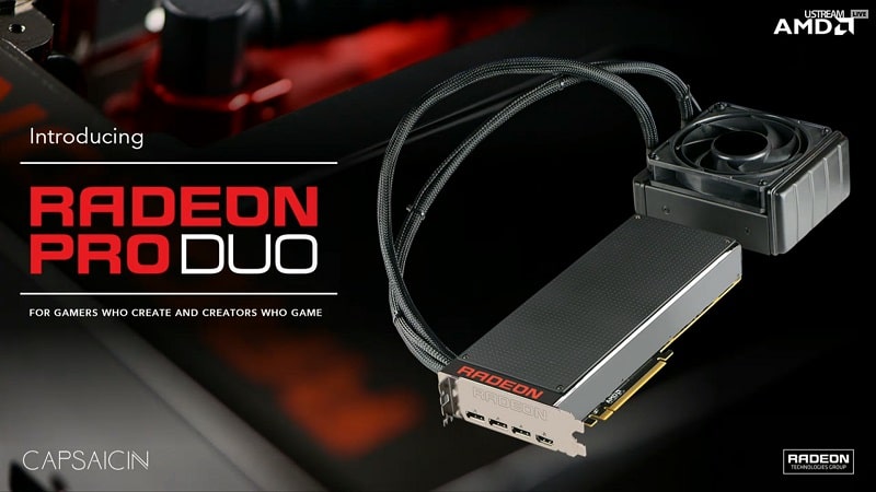 AMD Radeon Pro Duo 4 GPU Fiji Fury
