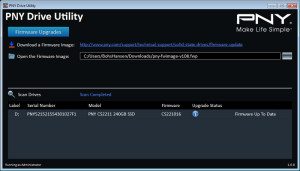 pny ssd health check