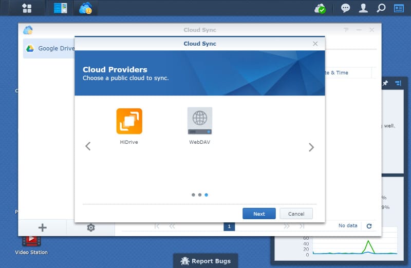 synology cloud station backup right clicking
