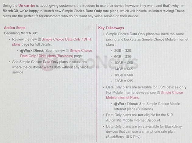 t mobile monthly data plans