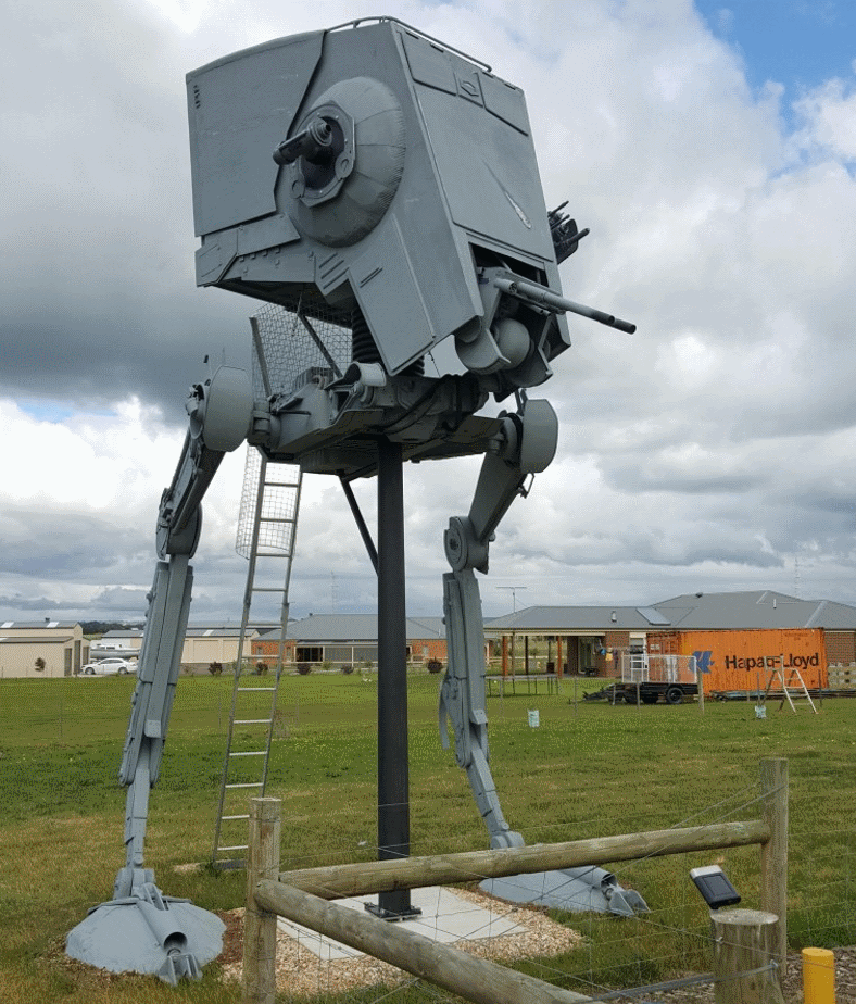 Somone Has Built A Life Size AT-ST - Cockpit And All | eTeknix