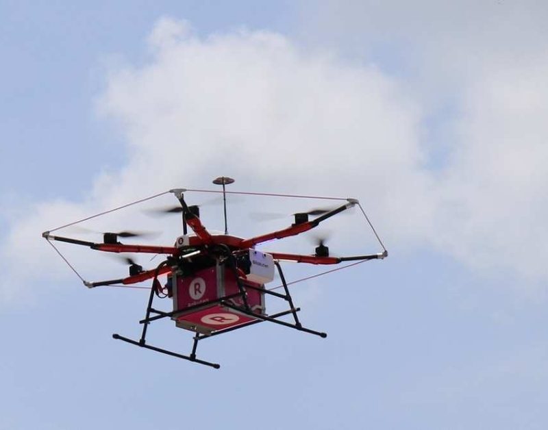 Rakuten Delivery Drones Debut at Japanese Golf Course