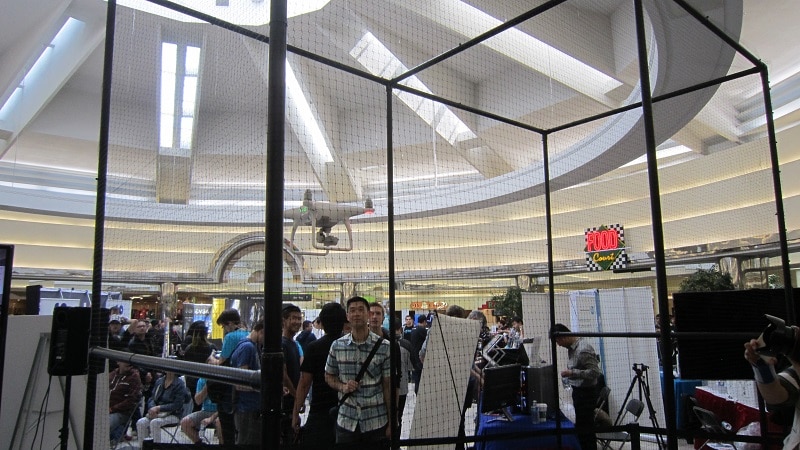 NCIX Tech Fair 2016 Drone in a Cage