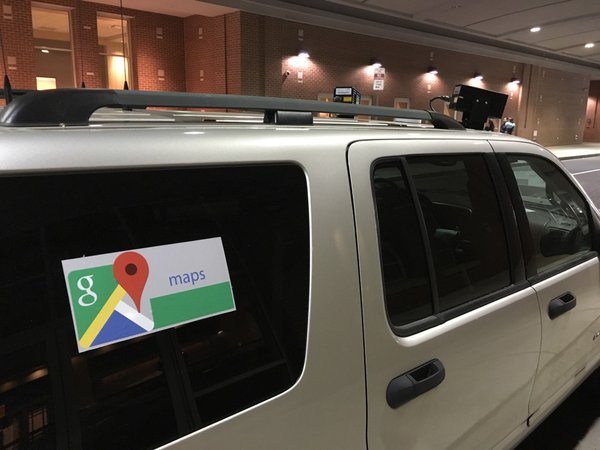 Police Won't Say Why An Unmarked Car Had Google Maps Stickers On It