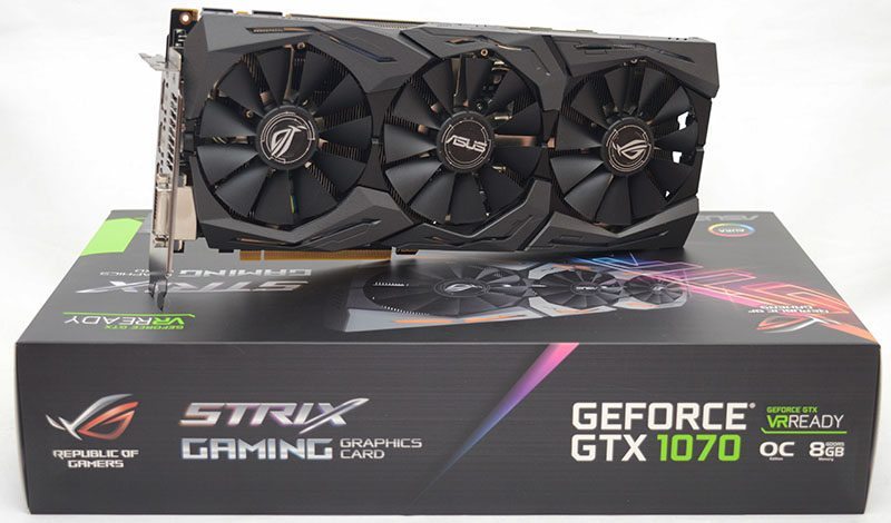 Asus gtx 1070 strix обзор