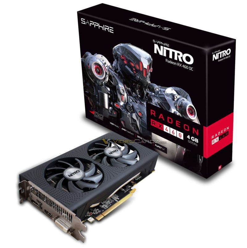 Sapphire RX 460 Nitro OC Pictured | eTeknix