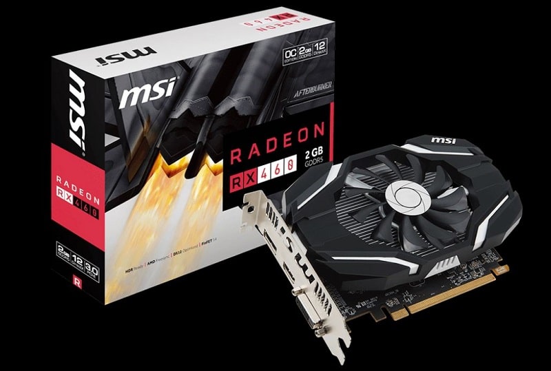 MSI Reveals RX 460 2GB OC Graphics Card