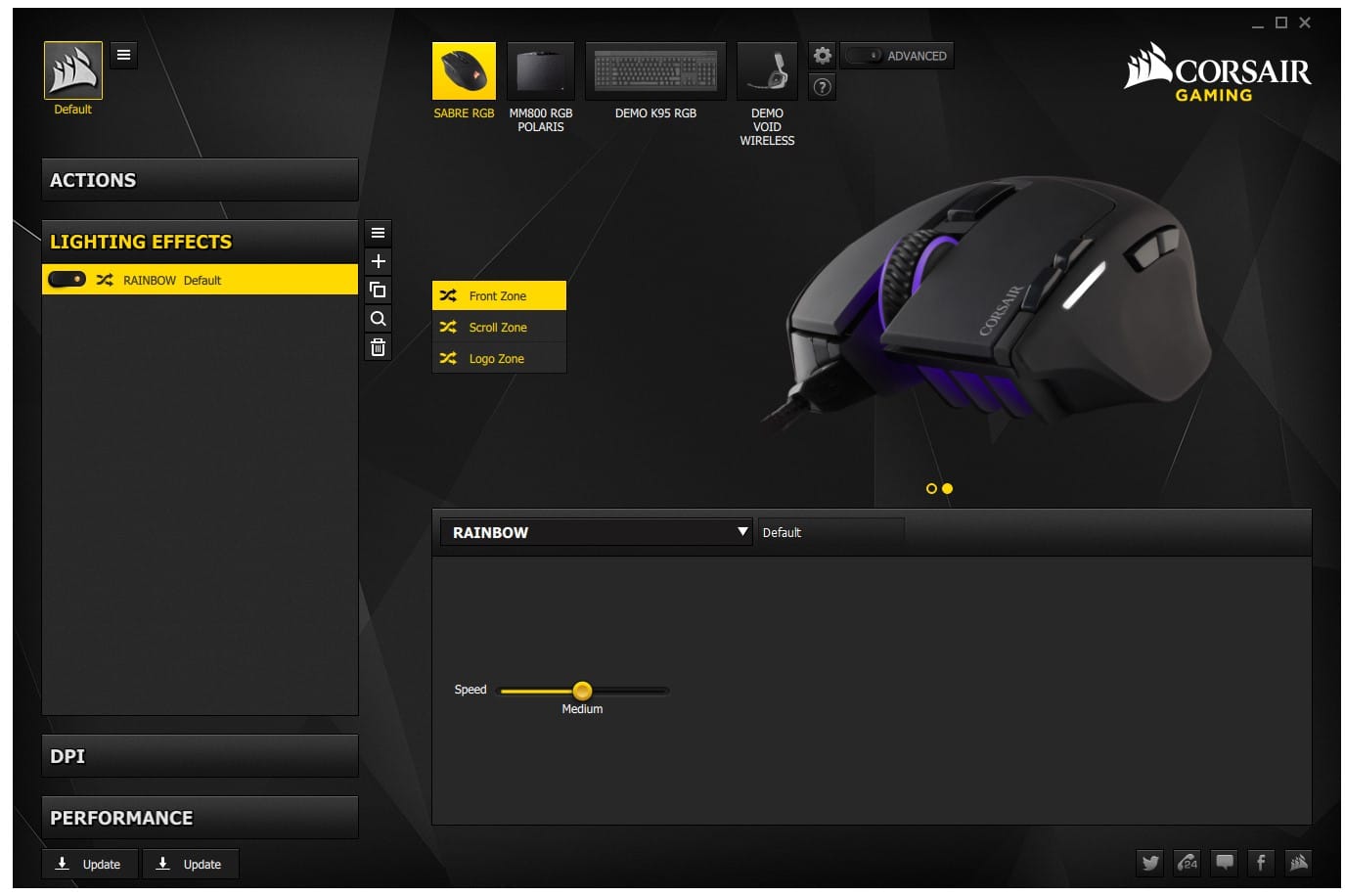 corsair m65 mouse software download cannot find mouse