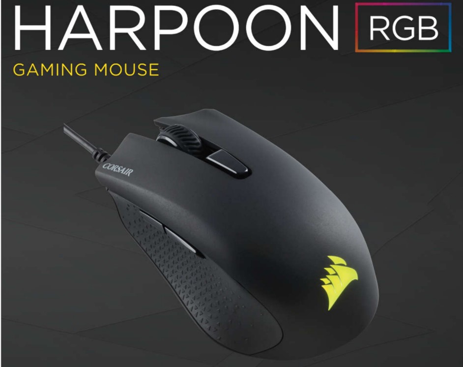 corsair harpoon mouse dpi adjustment