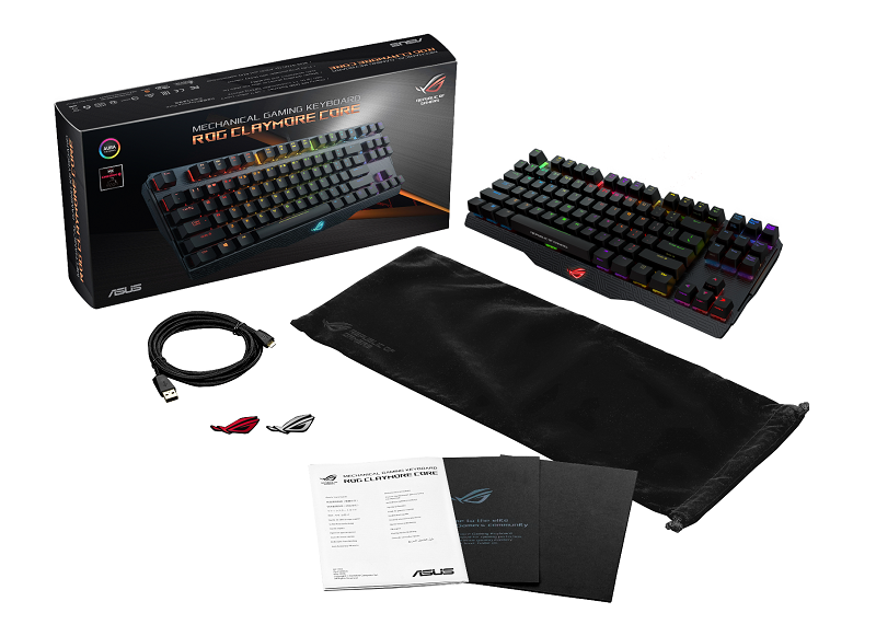 ASUS Officially Unveils The ROG Claymore And Claymore Core RGB Keyboards ETeknix