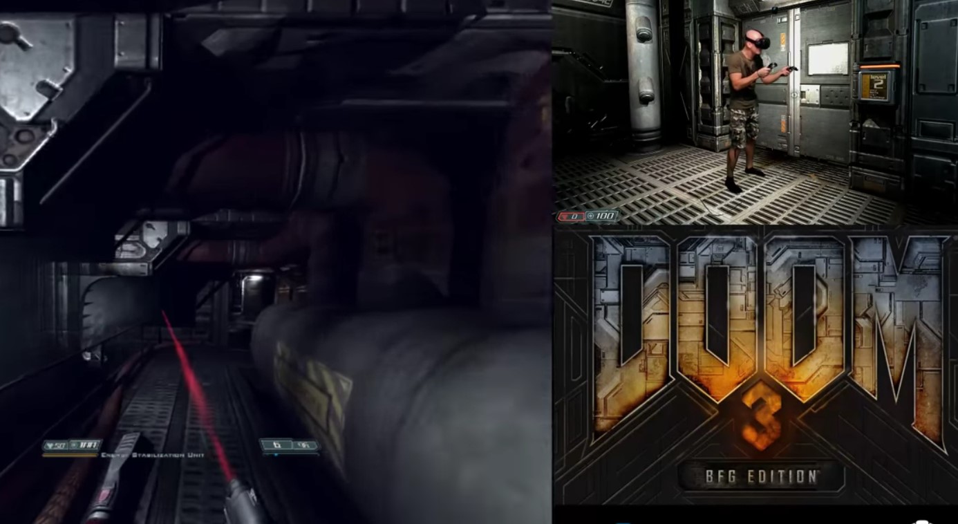 Doom 3: Mod Vive and Motion Control Support | eTeknix