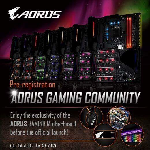 Gigabyte Tease First Aorus Branded Motherboard