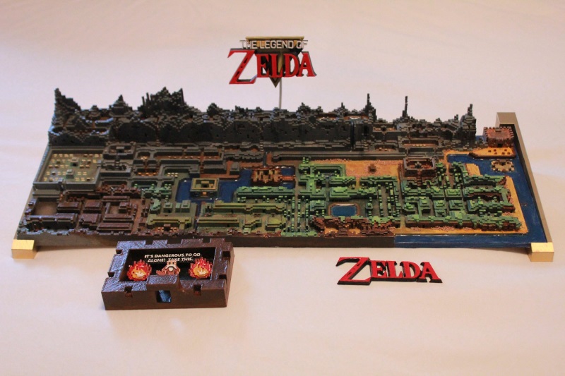 Fan 3D-Prints Original Zelda Map | eTeknix