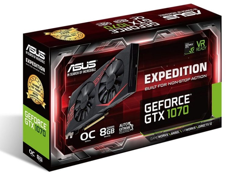 Gtx 1070 asus expedition обзор