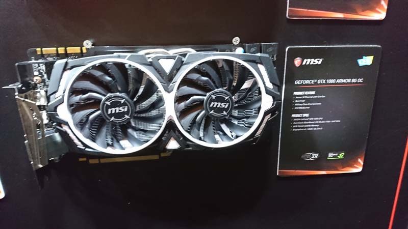 Latest MSI GPUs Displayed at CES 2017 | eTeknix