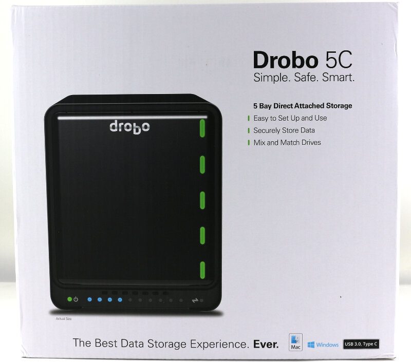 Drobo 5C Photo box front