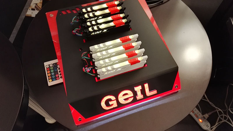 GeIL Demos DDR4 Memory Kits at CES 2017