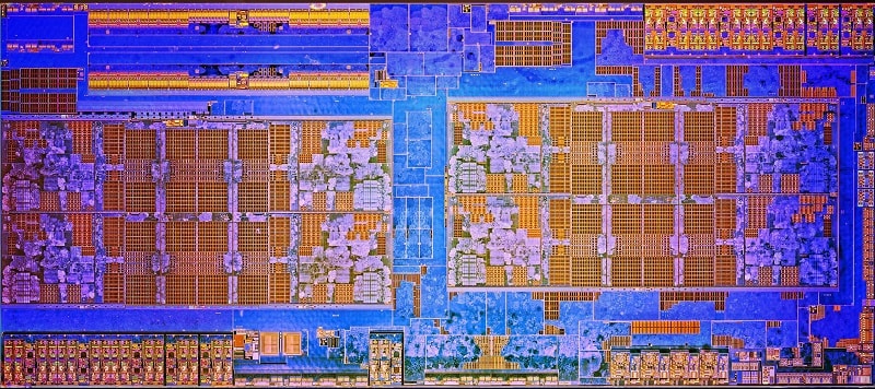 AMD Ryzen R7 Die Shot